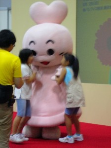 ステージで子どもと